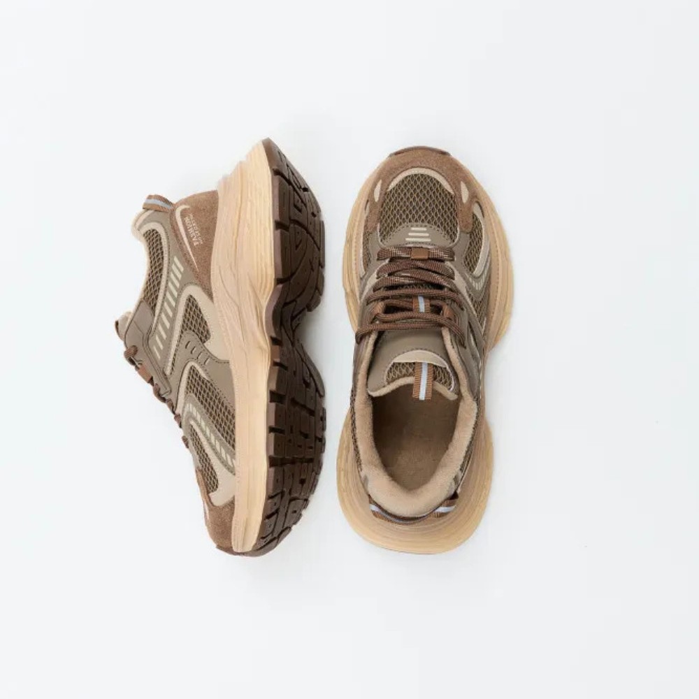 Жіночі коричневі демісезонні кросівки Allsy Lonza модель Brown 5962