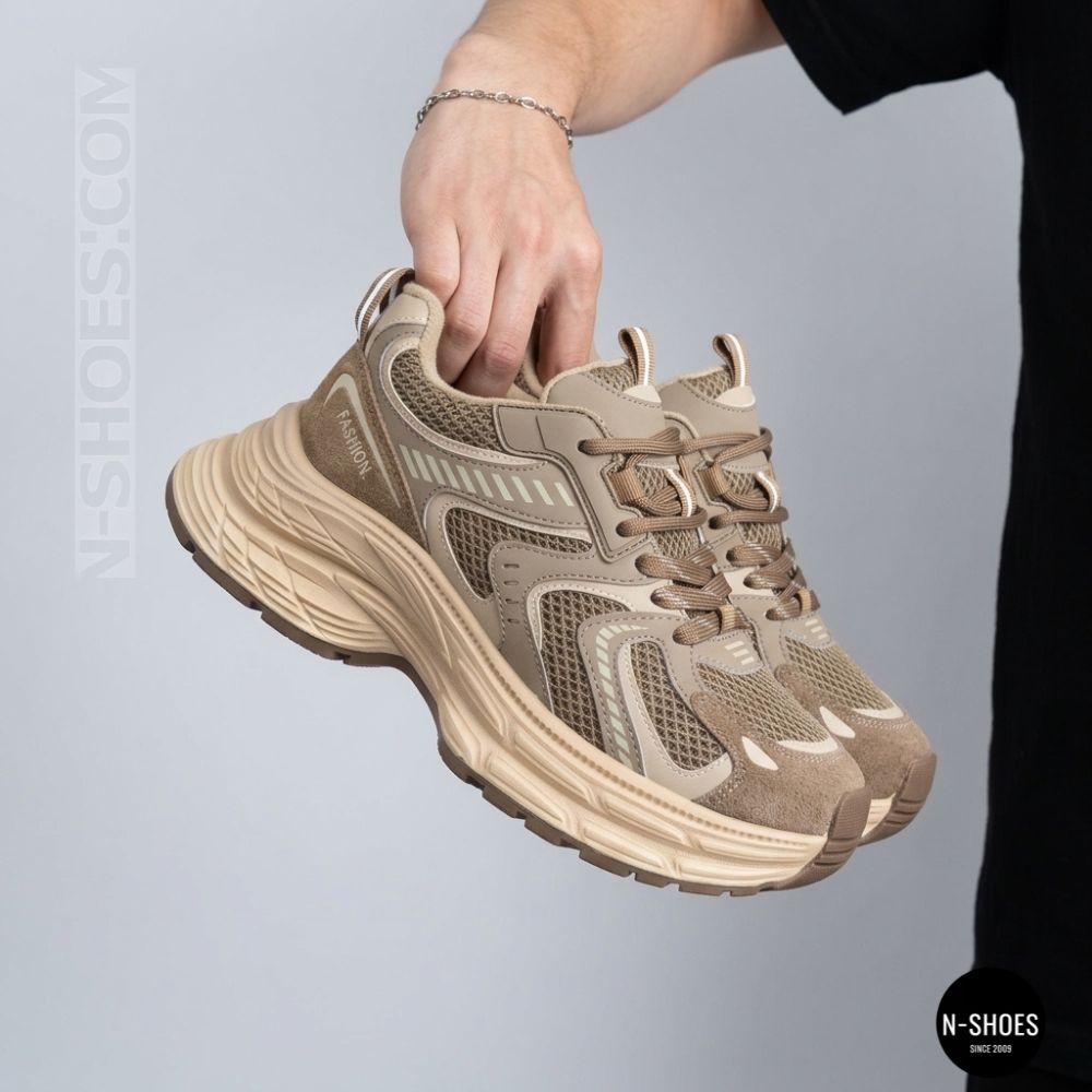 Стильные кроссовки Allsy 205186 202511 8809 Brown 5962