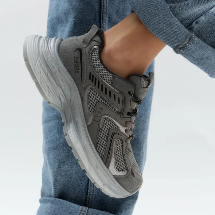 Модные серые кроссовки Allsy 205187 202512 8809 Grey 5964