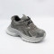 Женские модные серо-серебристые кроссовки Allsy Lonza 205187 202512 8809 Grey 5964 в стиле Balenciaga, демисезонные с байковой подкладкой