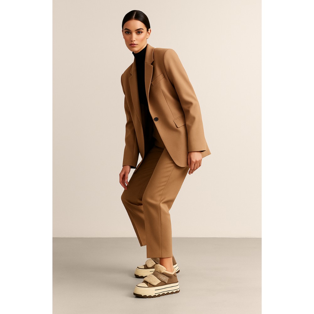 Зимові сліпони Allsy Lonza Glissane Brown 204930 202065 модель 5965