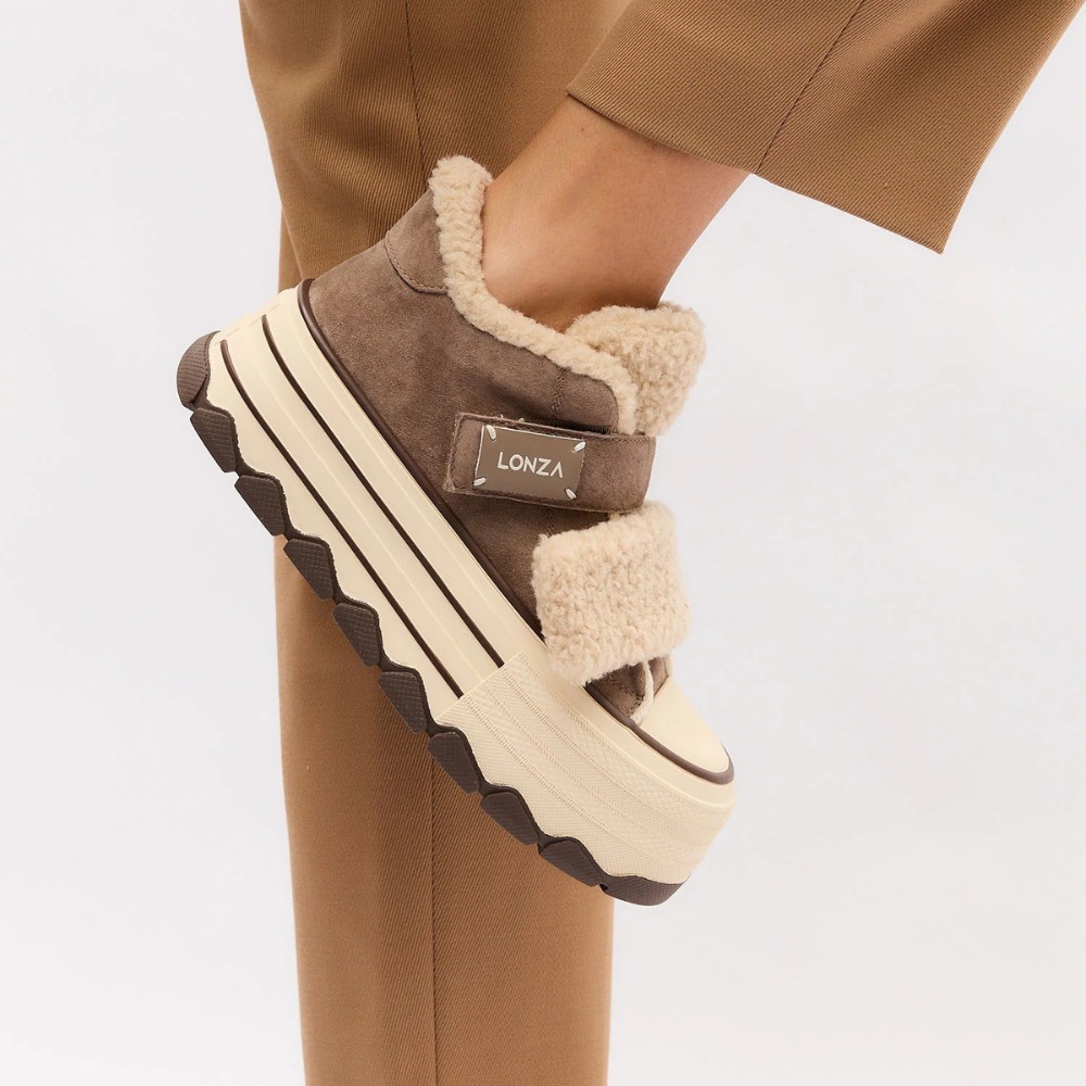 Зимові сліпони Allsy Lonza Glissane Brown 204930 202065 модель 5965