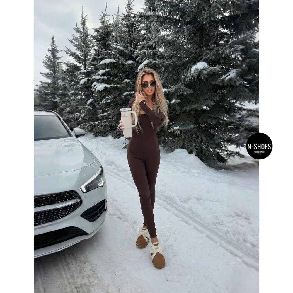 Жіночі зимові уггі Allsy Lonza з натуральної замші на липучці 203984 204779 203-8591-2-25ZM Camel 5967