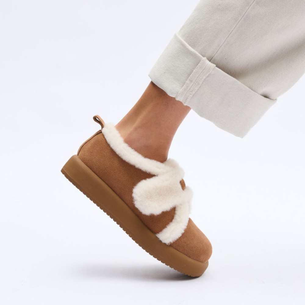 Зимові бежеві уггі Allsy Lonza 203984 модель 5967