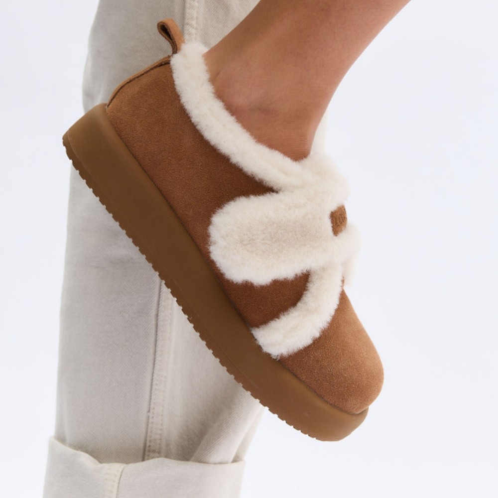 Зимові бежеві уггі Allsy Lonza 203984 модель 5967