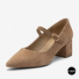 Elegant Beige Mary Jane Rylko 847 B4BM1-T1-6TWF 36847 5972