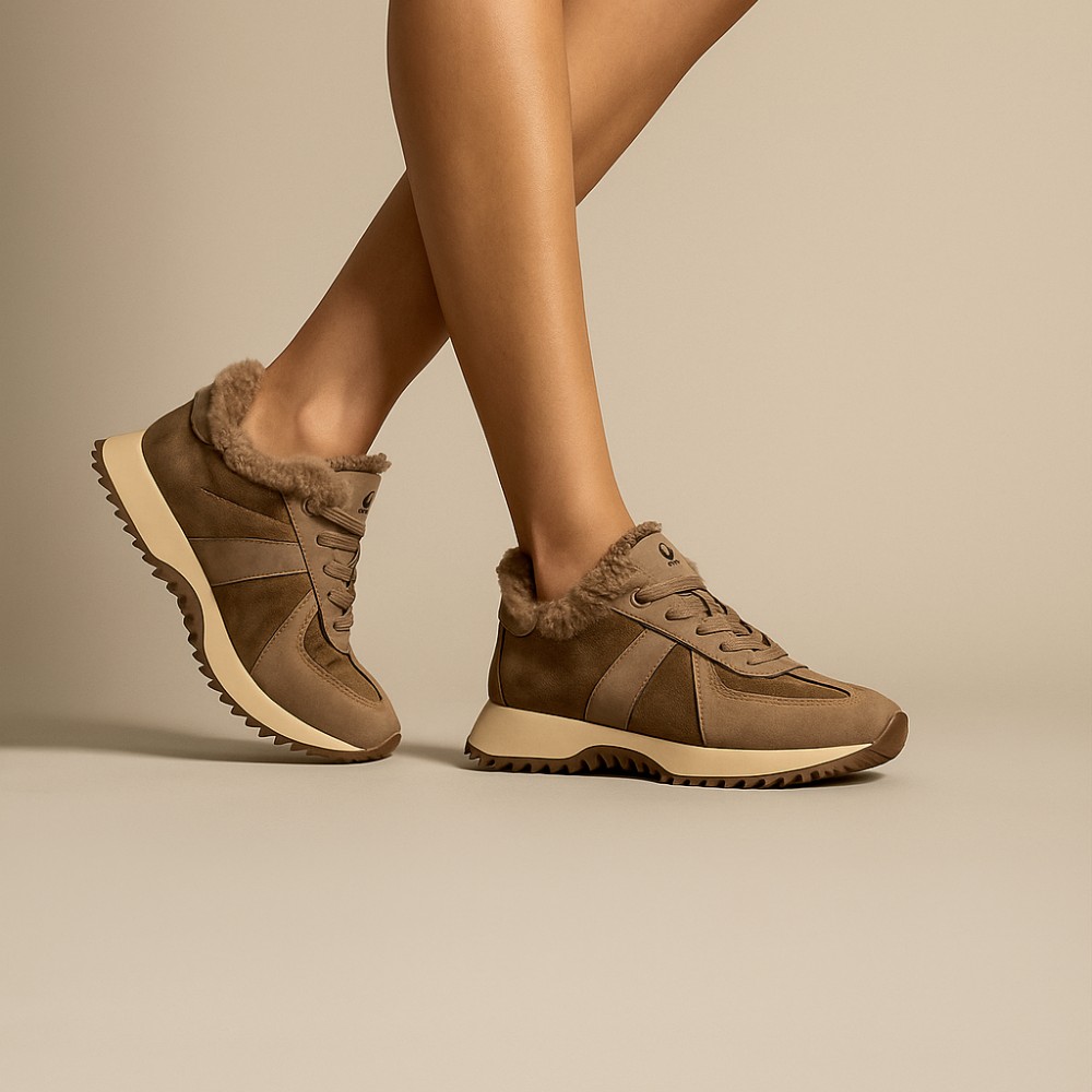 Жіночі зимові кросівки Allsy Lonza Brown модель 5976