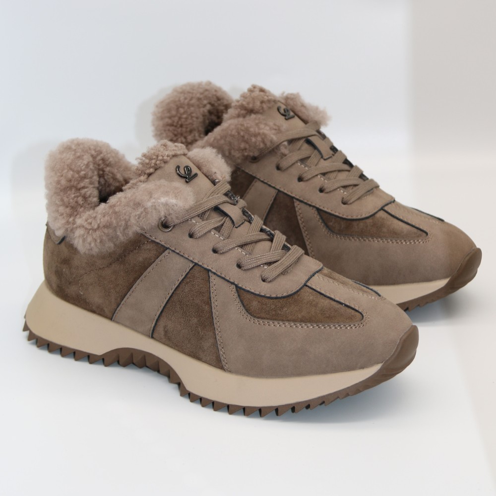 Жіночі зимові кросівки Allsy Lonza Brown модель 5976