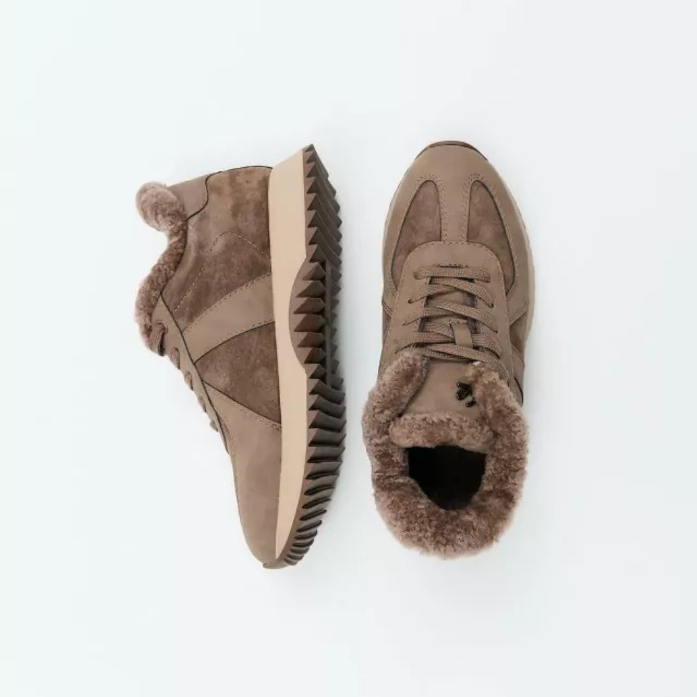 Жіночі зимові кросівки Allsy Lonza Brown модель 5976