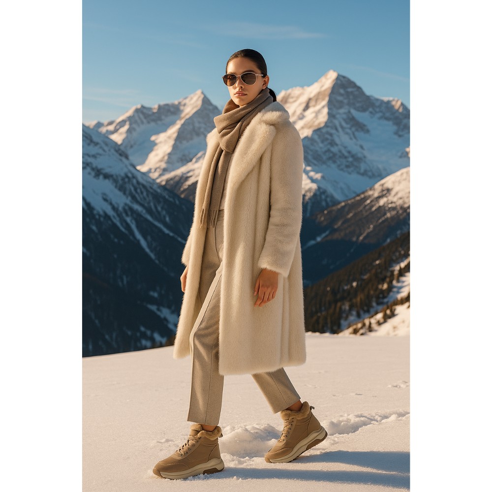 Жіночі зимові черевики Allsy Lonza 204151 Brown модель 5978