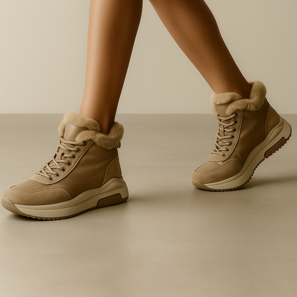 Жіночі зимові черевики Allsy Lonza 204151 Brown модель 5978