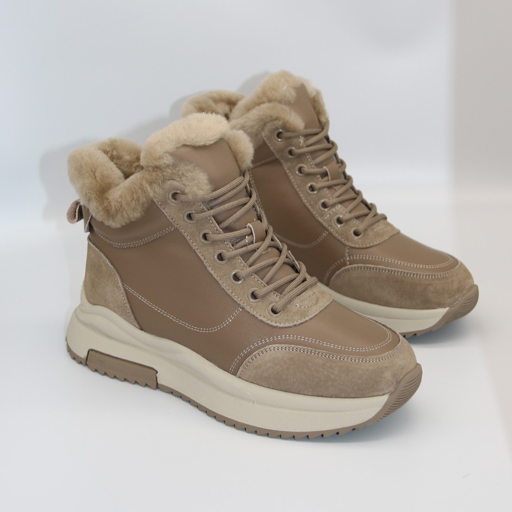 Жіночі зимові черевики Allsy Lonza 204151 Brown модель 5978