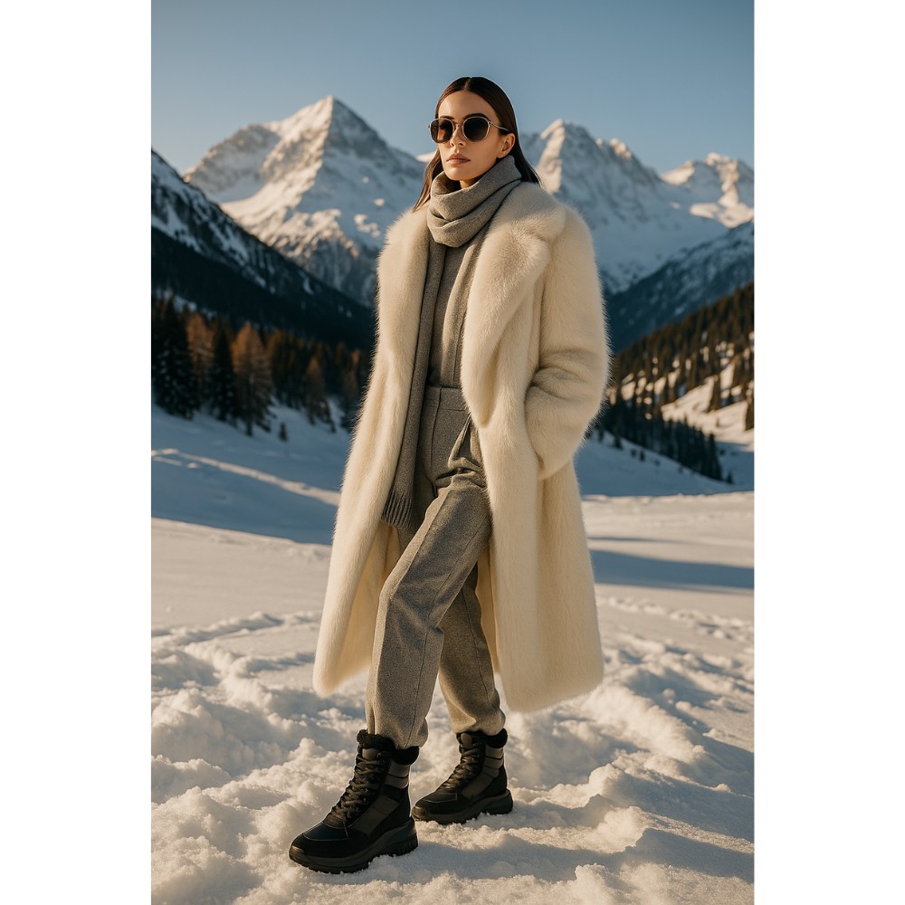 Жіночі зимові черевики Allsy Lonza 204146 Black модель 5979