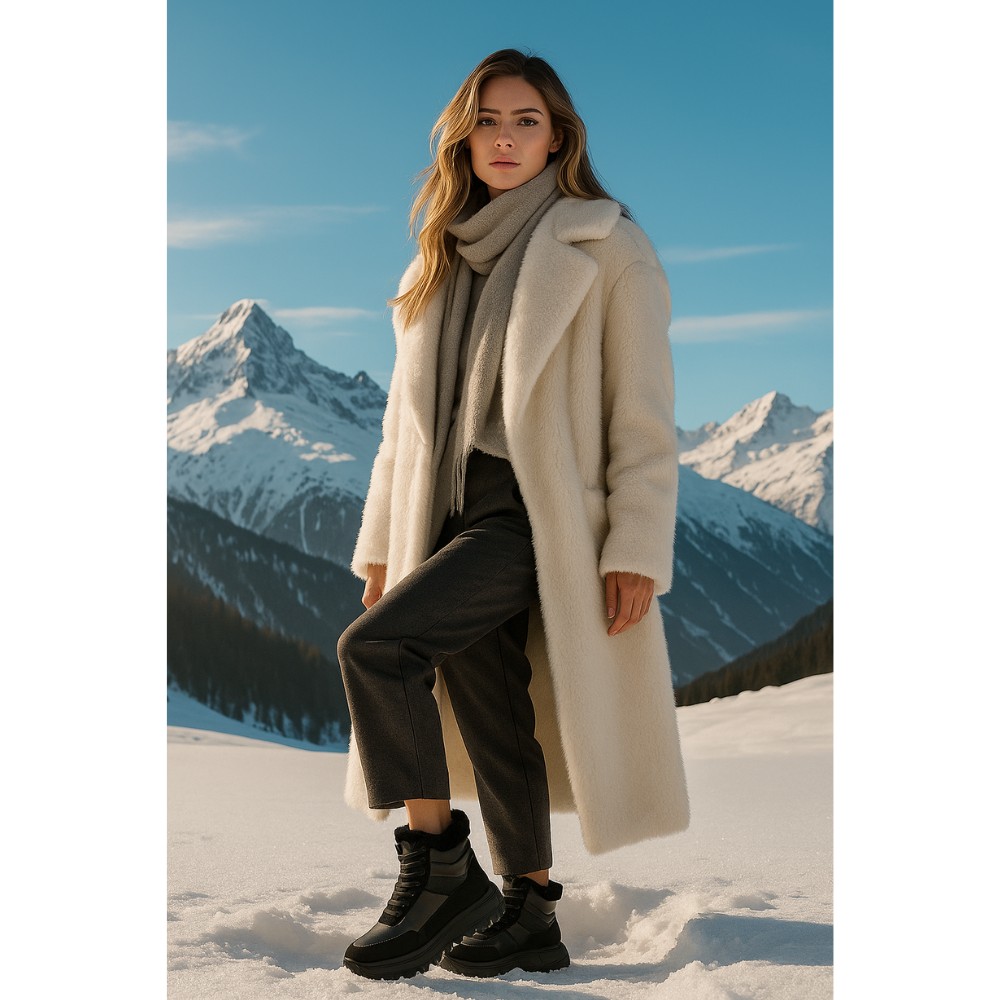 Жіночі зимові черевики Allsy Lonza 204146 Black модель 5979