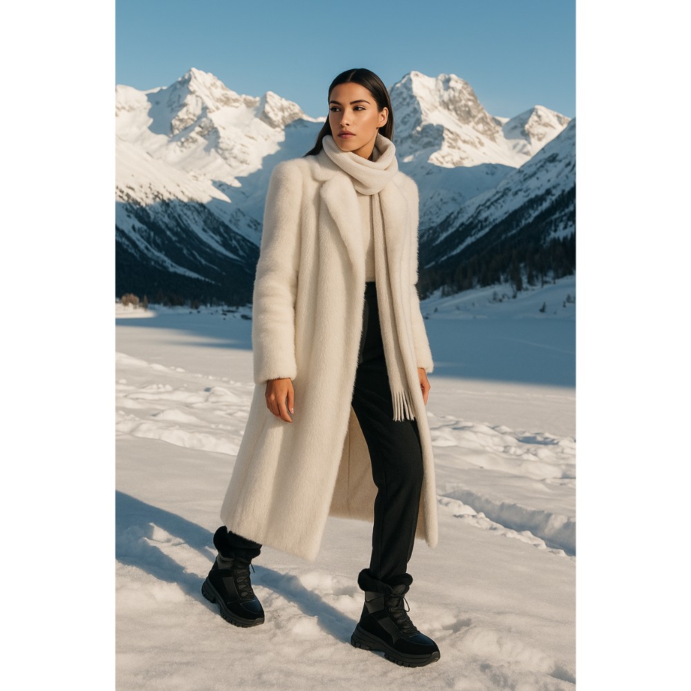 Жіночі зимові черевики Allsy Lonza 204146 Black модель 5979