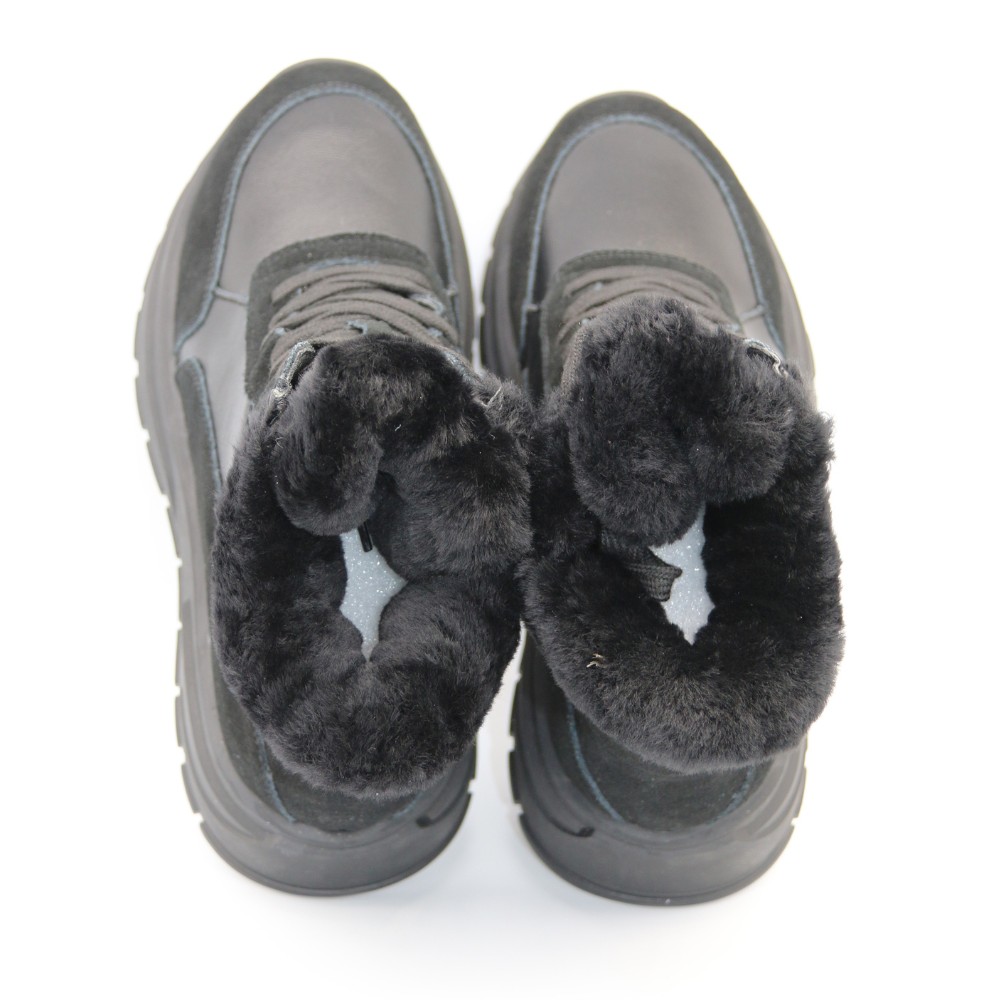 Жіночі зимові черевики Allsy Lonza 204146 Black модель 5979