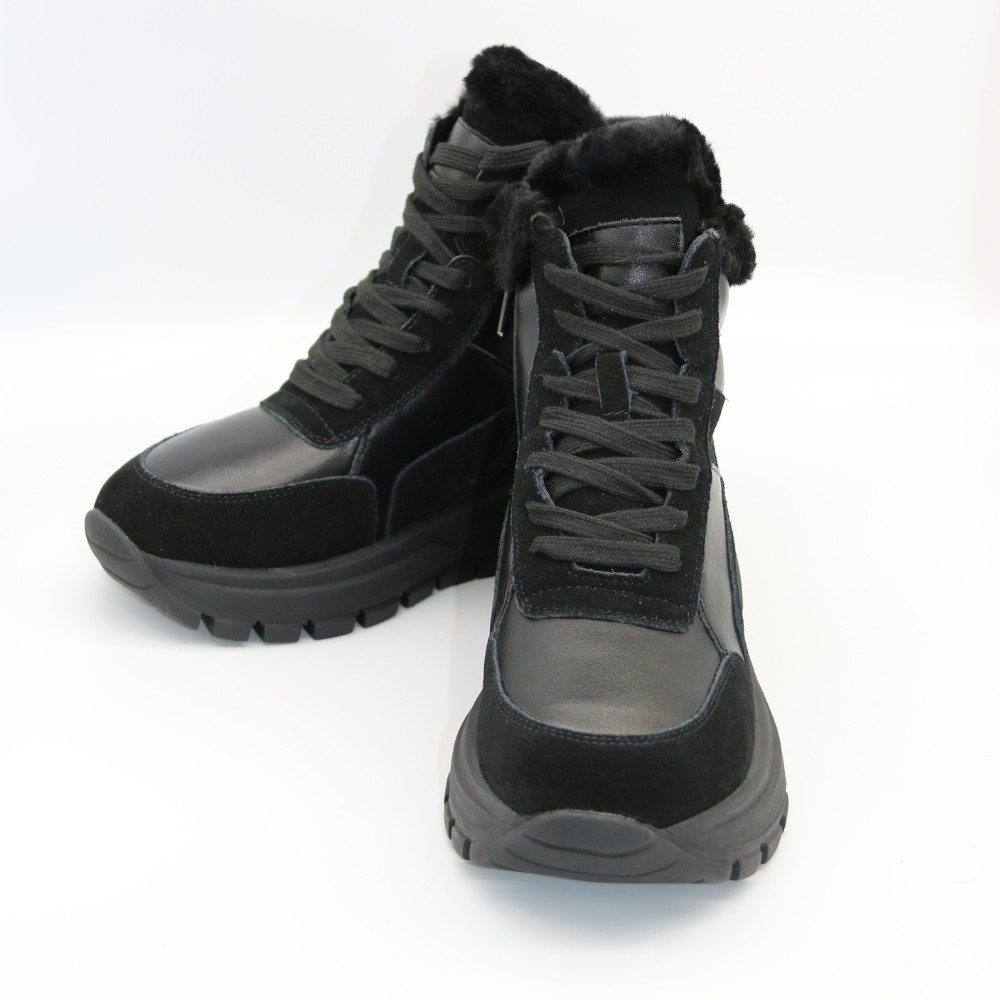 Жіночі зимові черевики Allsy Lonza 204146 Black модель 5979