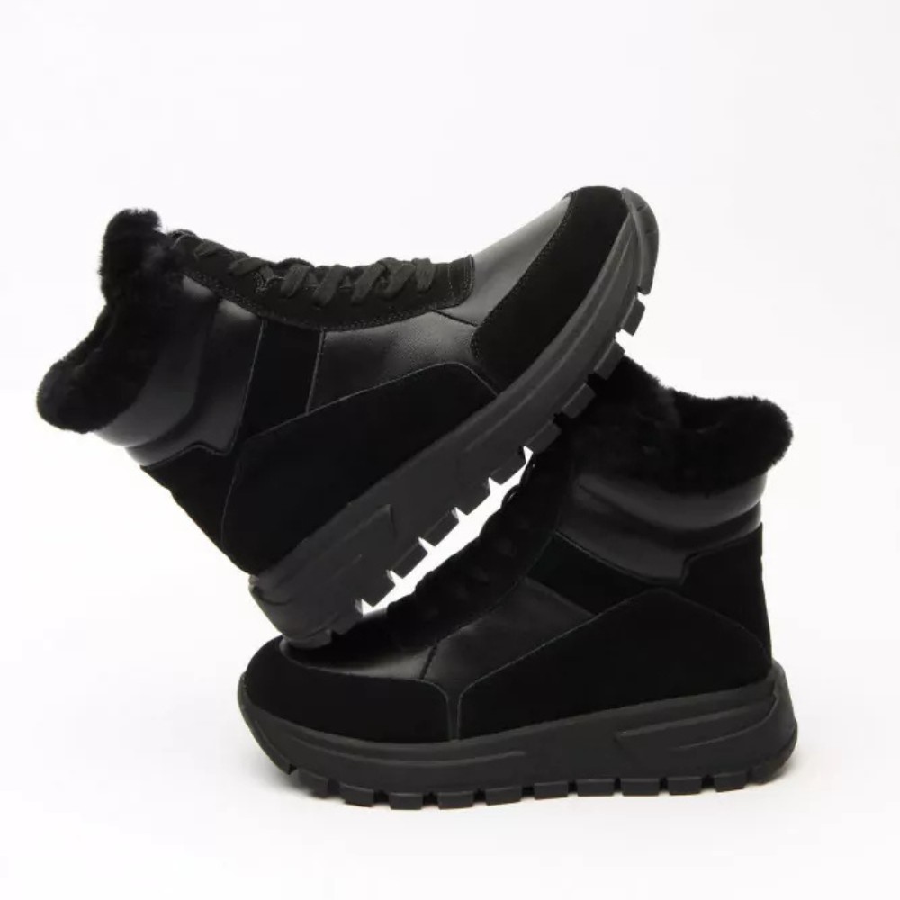 Жіночі зимові черевики Allsy Lonza 204146 Black модель 5979
