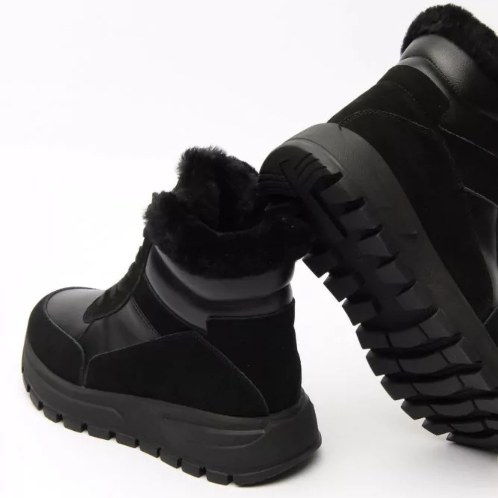 Жіночі зимові черевики Allsy Lonza 204146 Black модель 5979