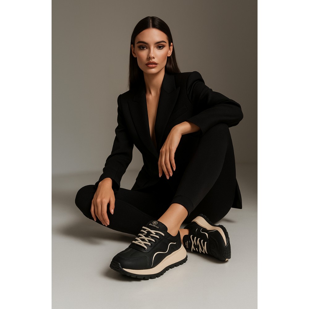 Жіночі кросівки Allsy Lonza Black модель 5980