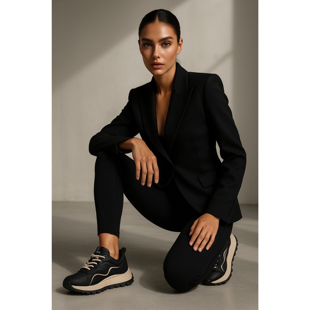 Жіночі кросівки Allsy Lonza Black модель 5980