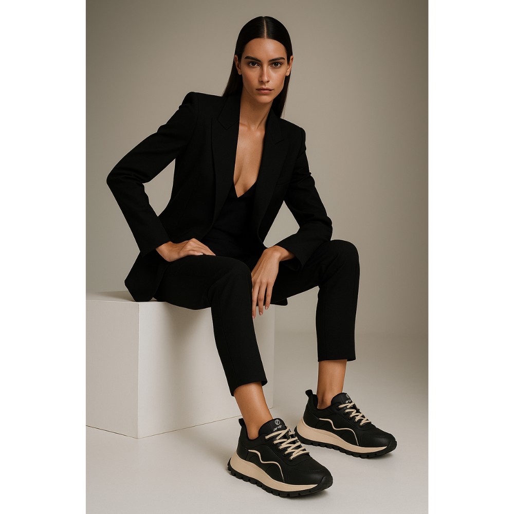 Жіночі кросівки Allsy Lonza Black модель 5980