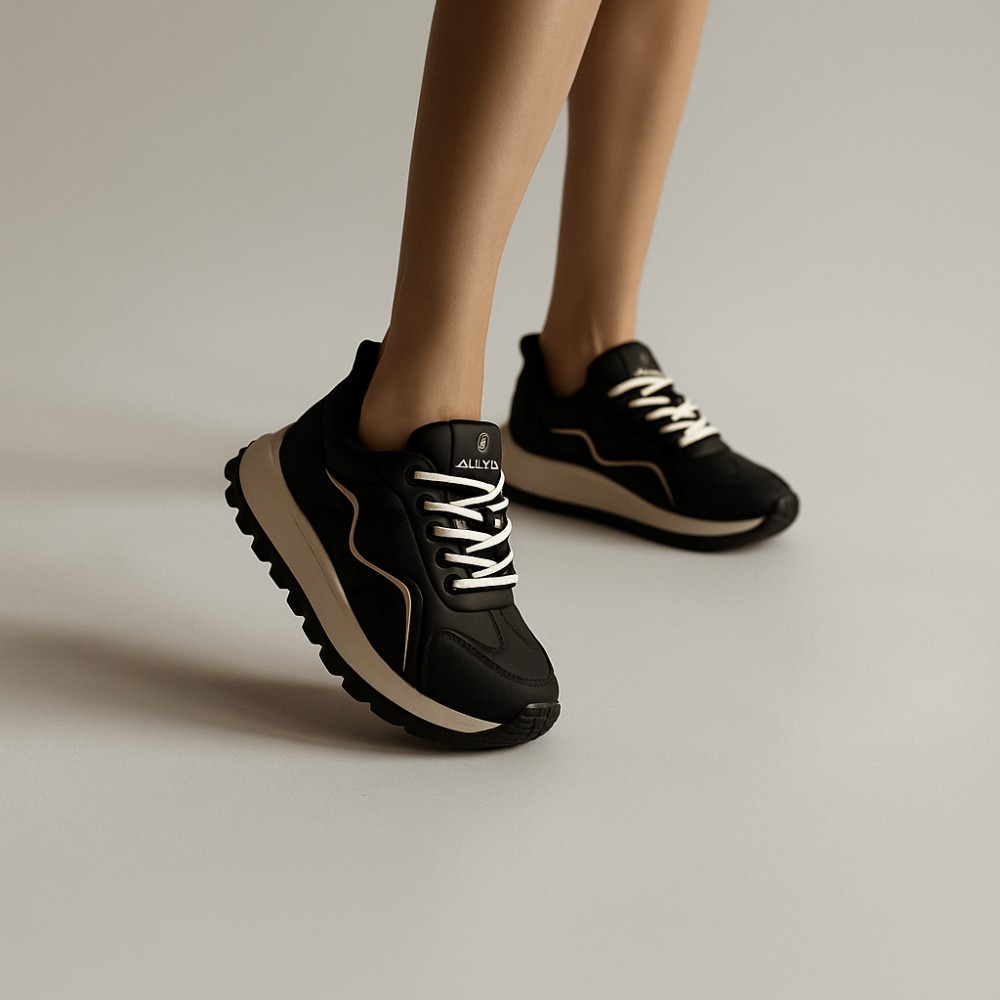 Жіночі кросівки Allsy Lonza Black модель 5980