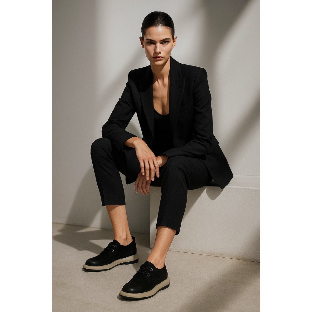 Женские туфли Allsy Lonza Black модель 5981