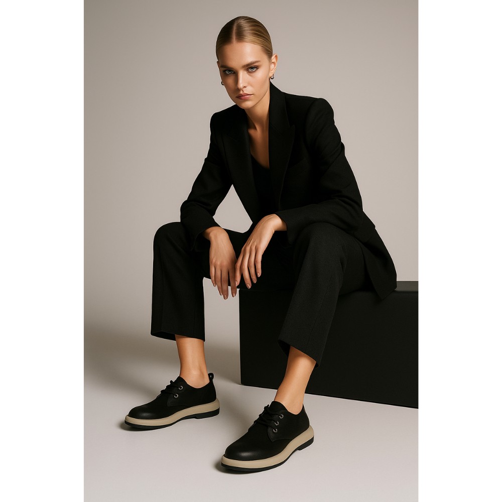 Женские туфли Allsy Lonza Black модель 5981