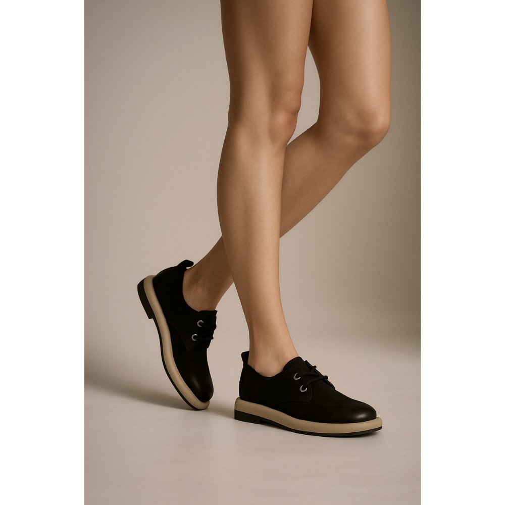 Женские туфли Allsy Lonza Black модель 5981