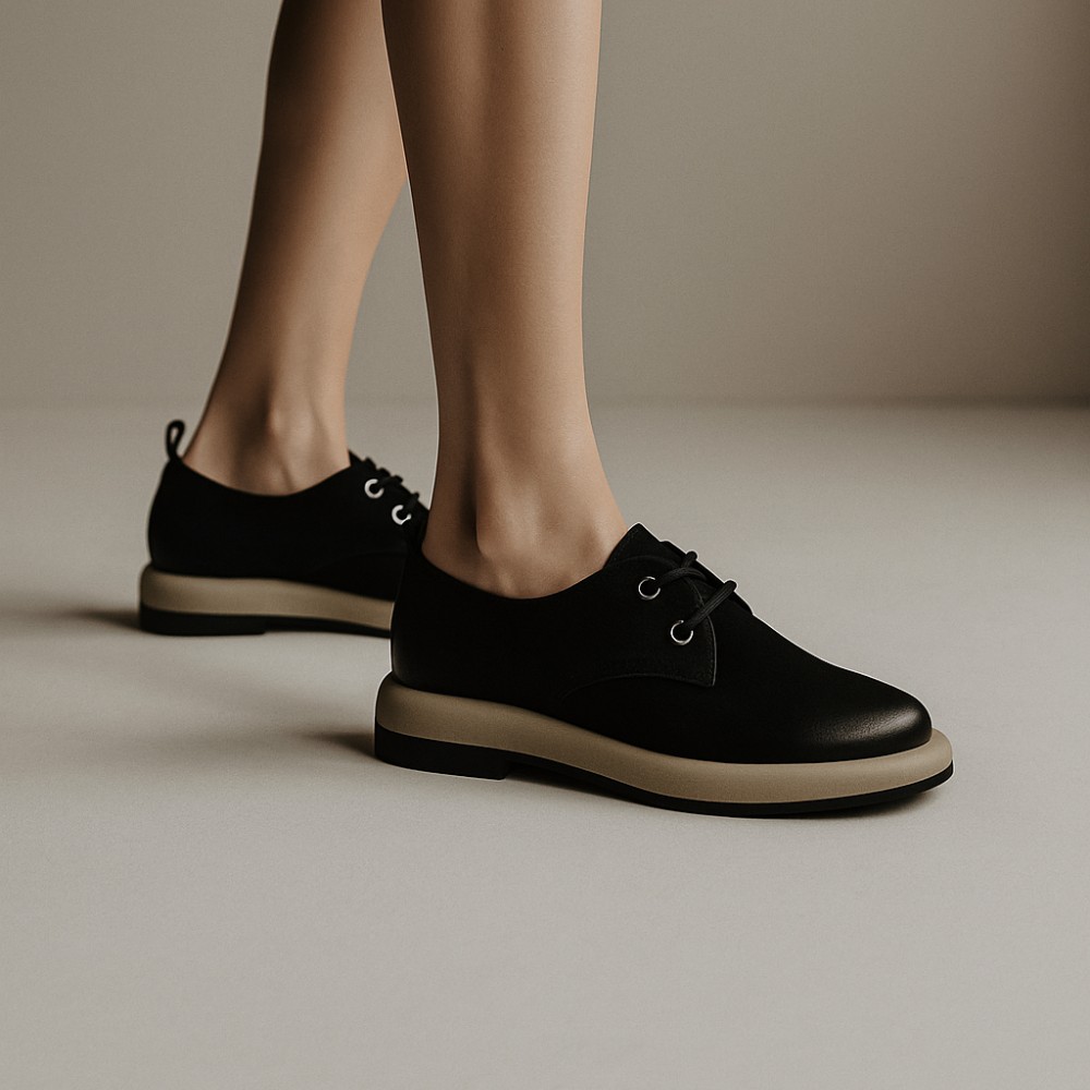 Женские туфли Allsy Lonza Black модель 5981