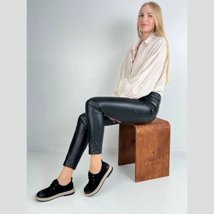 Женские туфли Allsy Lonza 219521 Z53-2508-1 BLACK модель 5981