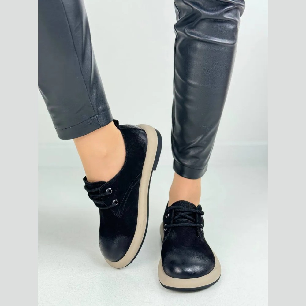 Женские туфли Allsy Lonza Black модель 5981