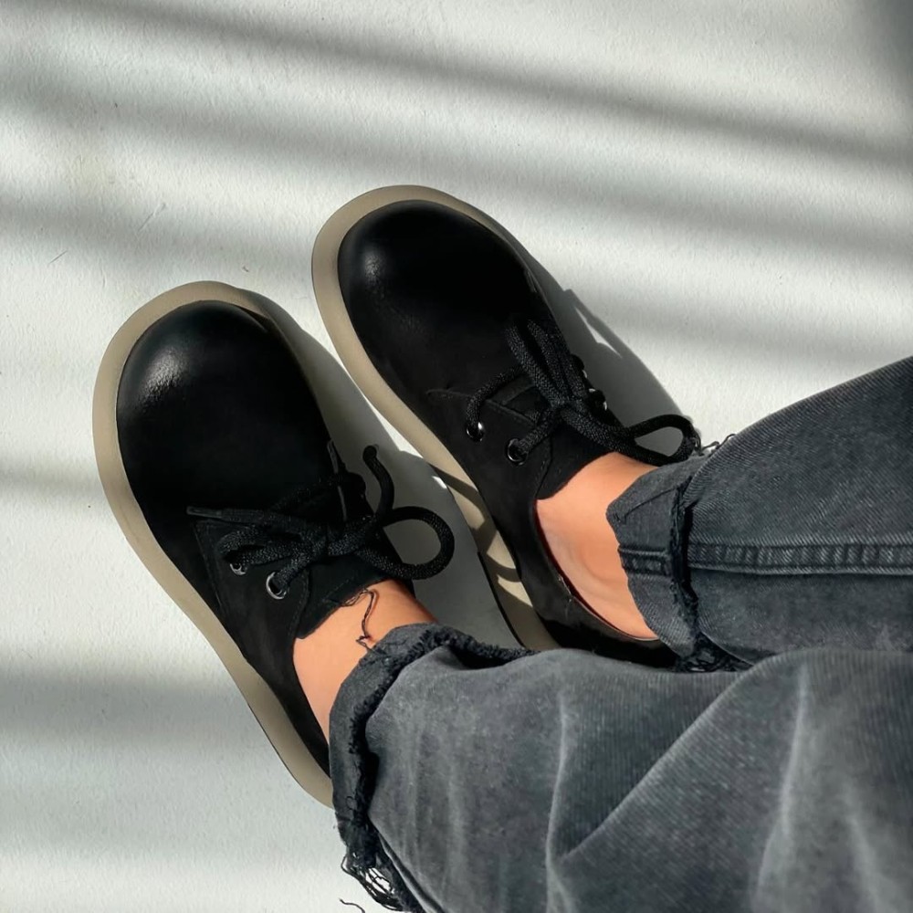 Женские туфли Allsy Lonza Black модель 5981