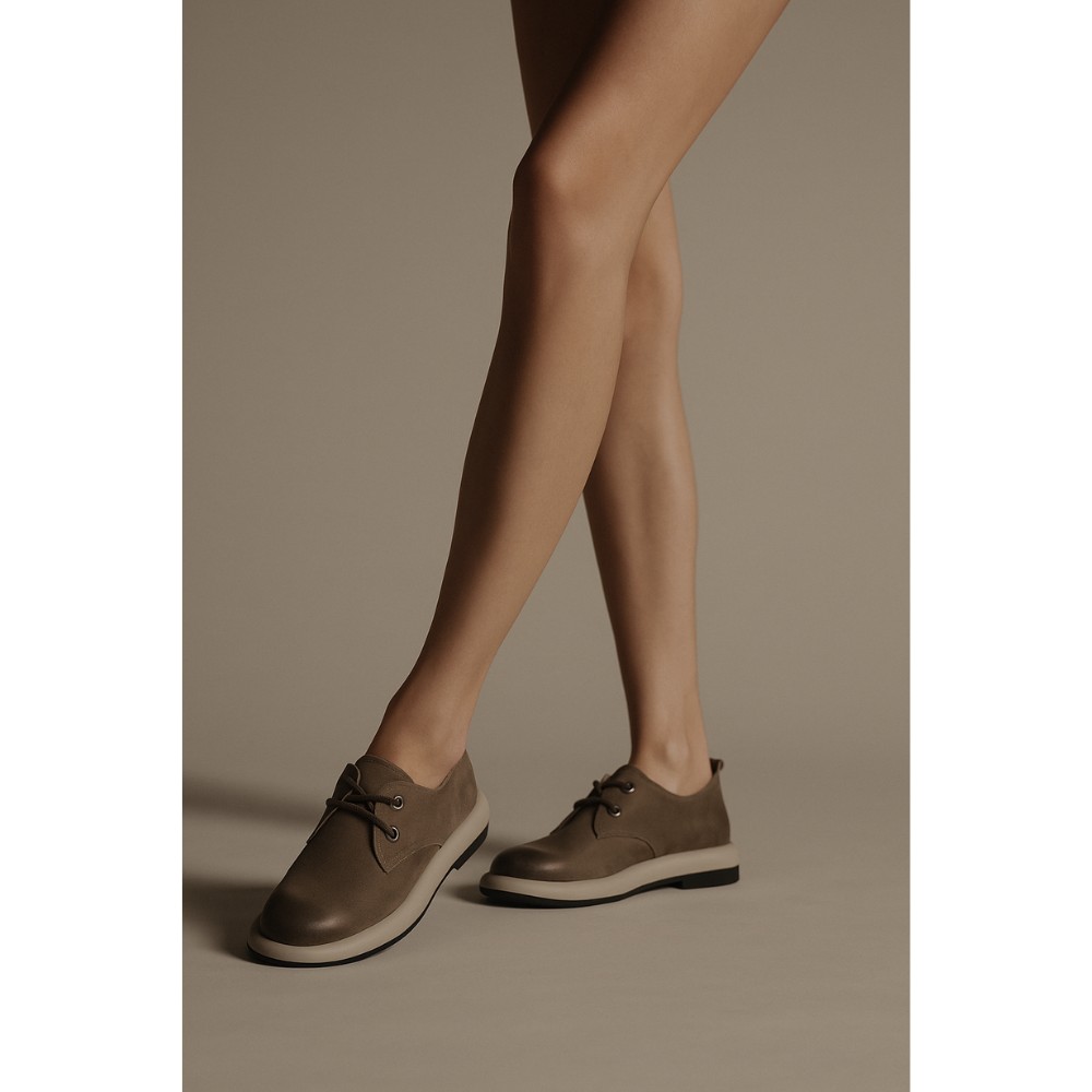 Туфлі жіночі коричневі Allsy Lonza Grey 206130 модель 5982