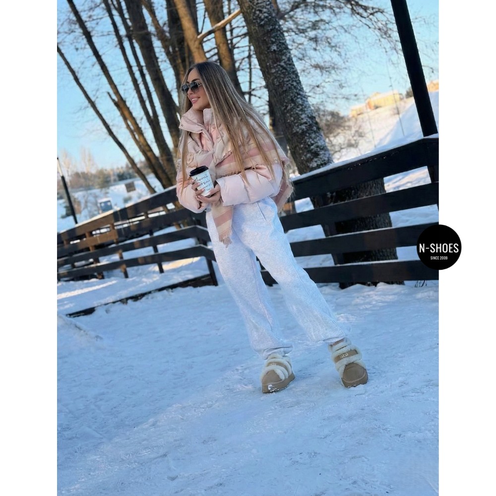 Women's Winter Allsy Lonza Suede Ugg Boots with Velcro