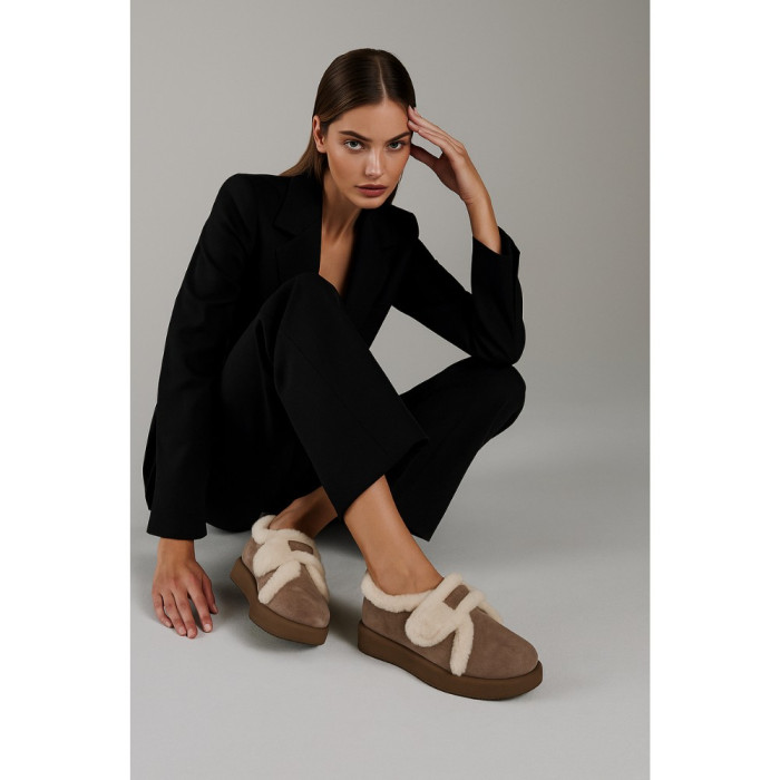 Women's Winter Allsy Lonza Suede Ugg Boots with Velcro