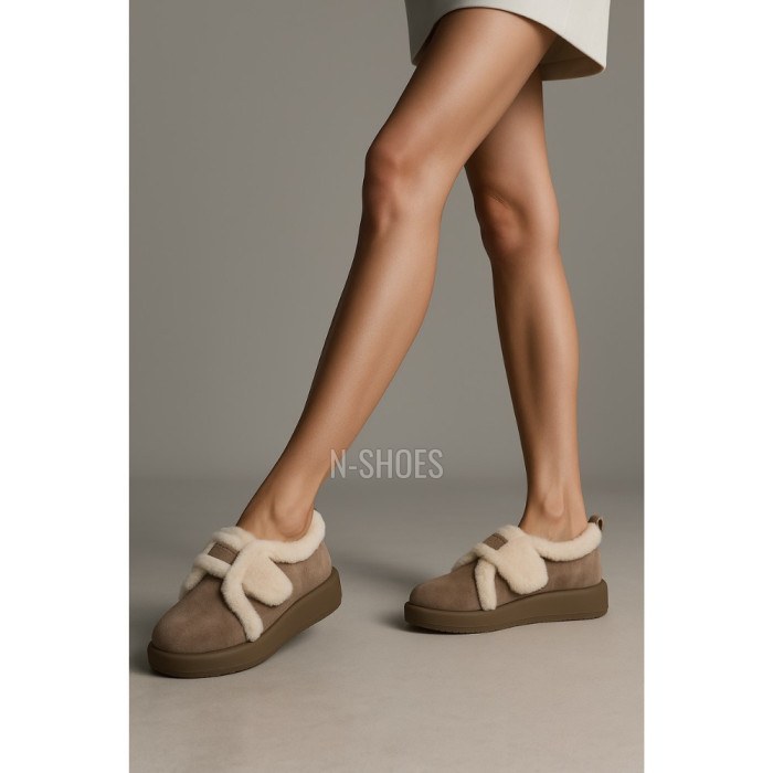 Women's Winter Allsy Lonza Suede Ugg Boots with Velcro