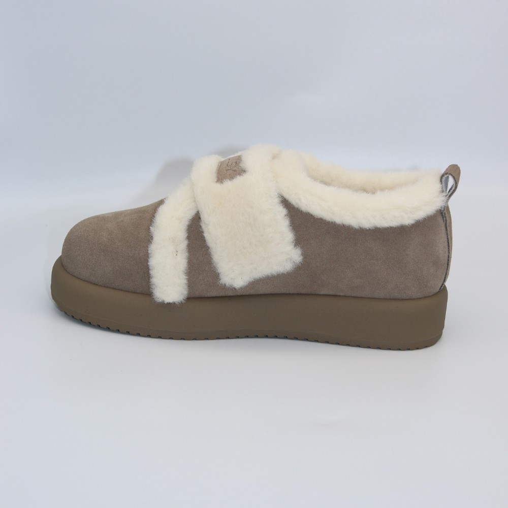 Жіночі зимові уггі Allsy Lonza із замші на липучці модель 5985