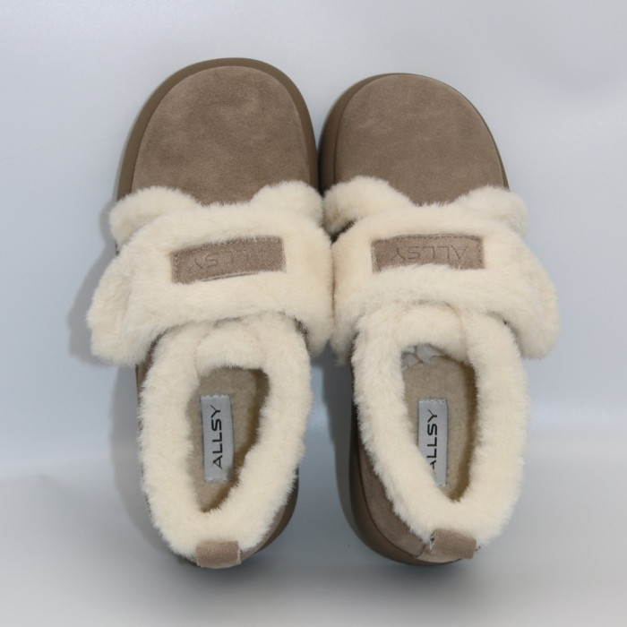 Women's Winter Allsy Lonza Suede Ugg Boots with Velcro