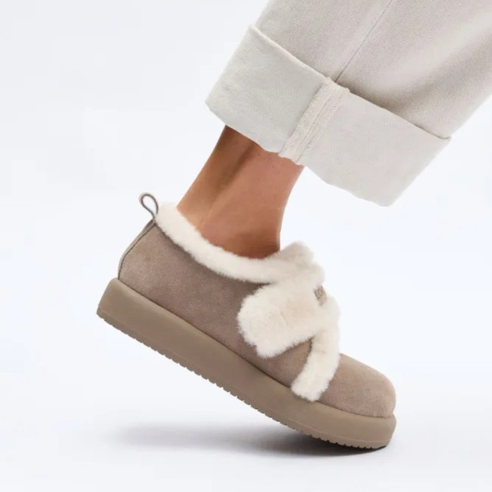 Women's Winter Allsy Lonza Suede Ugg Boots with Velcro