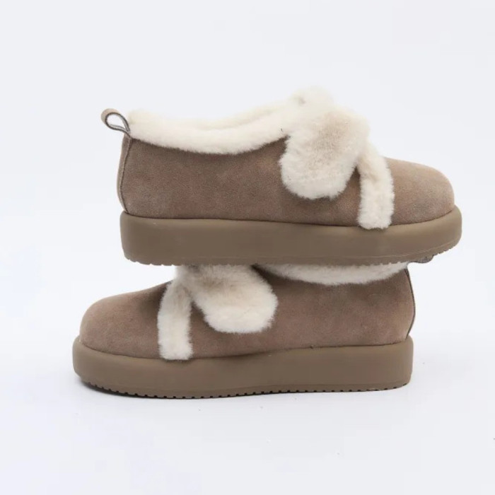 Women's Winter Allsy Lonza Suede Ugg Boots with Velcro