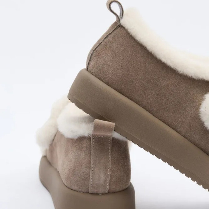 Women's Winter Allsy Lonza Suede Ugg Boots with Velcro
