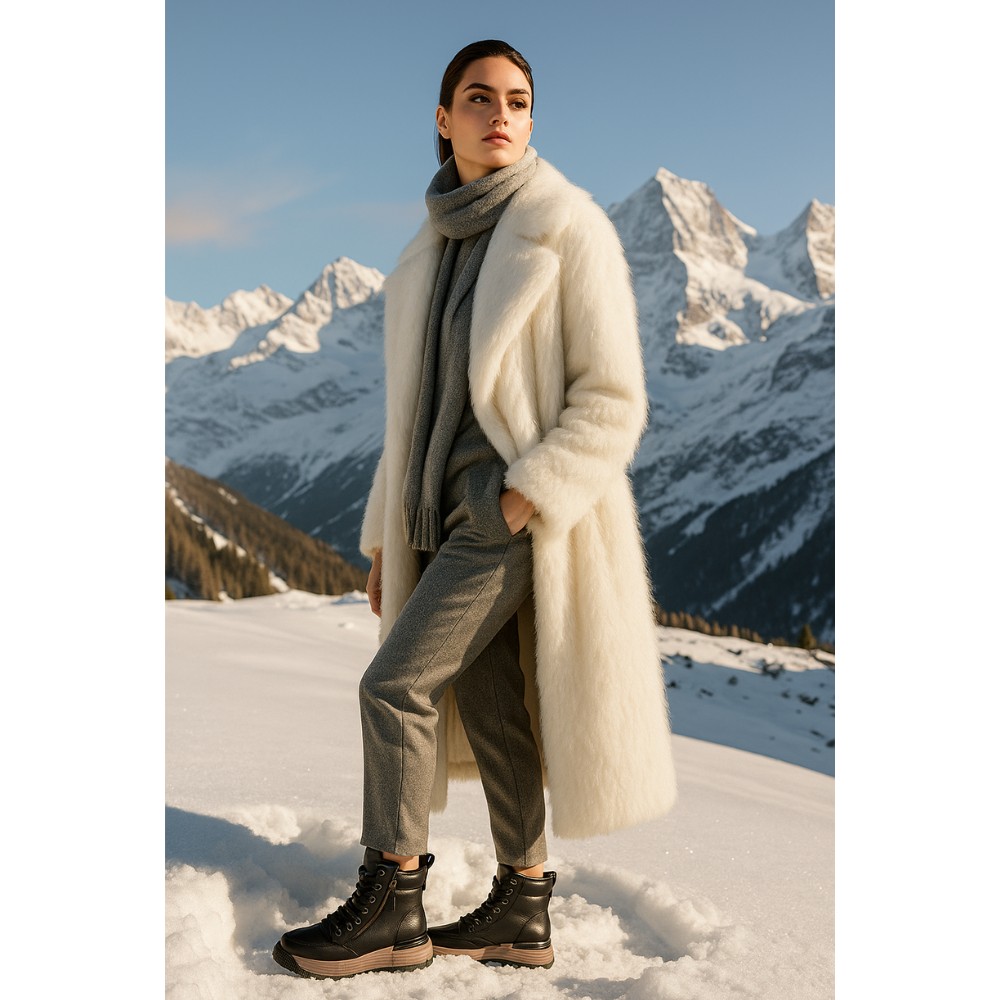 Жіночі зимові черевики Allsy Lonza 203264 з цигейкою модель 5986