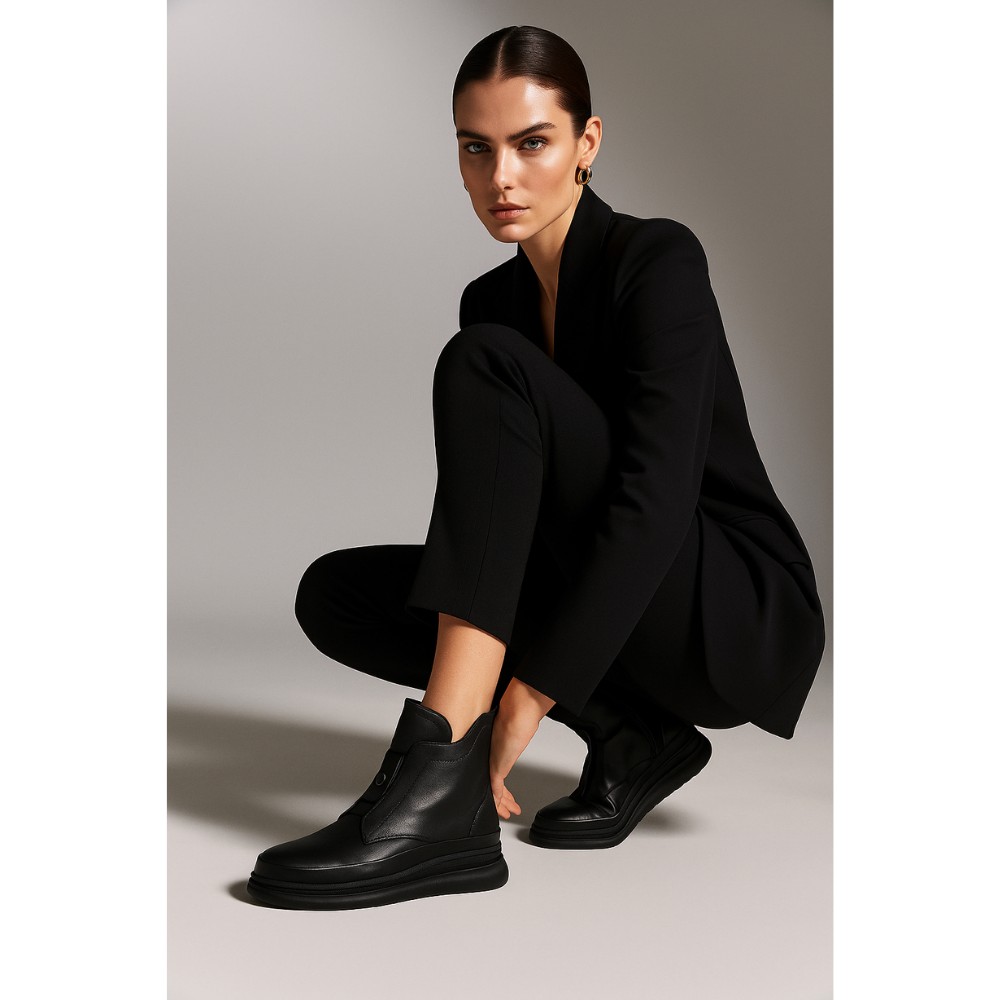 Жіночі чорні ботильйони Allsy Lonza 201062 C52271-528 Black 5987