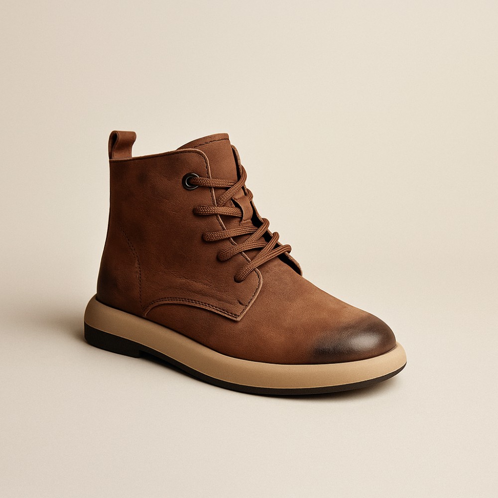 Комфортні жіночі ботинки Allsy Lonza 204027 25Z53R002-6 5989 з нубуку