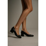 Women’s Black Leather Pumps Sala 20356-08 5990