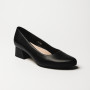 Women’s Black Leather Pumps Sala 20356-08 5990