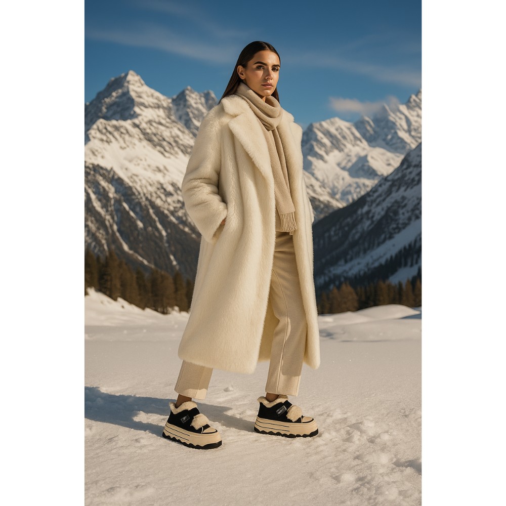 Жіночі чорні черевики Allsy Lonza Glissane 204929 202059 624D150-3 5991 з липучкою