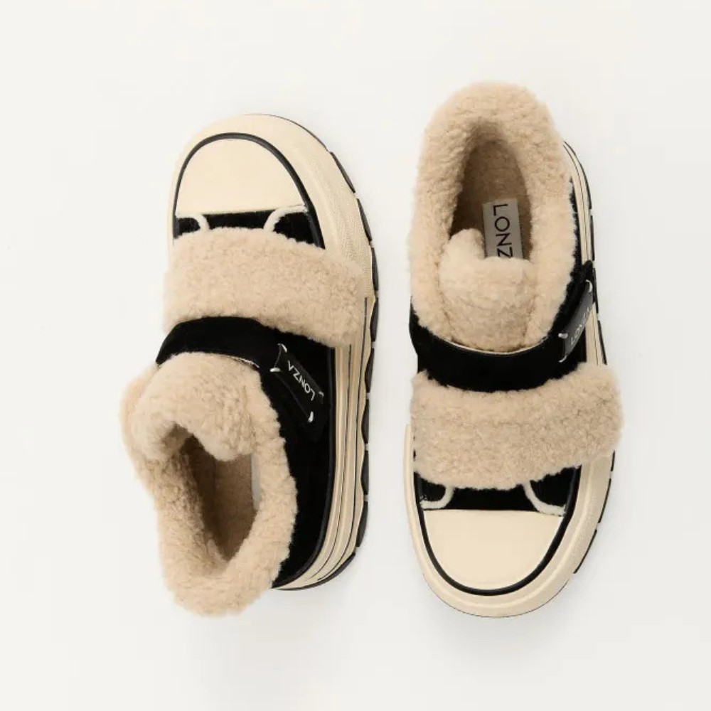 Жіночі чорні черевики Allsy Lonza Glissane 204929 202059 624D150-3 5991 з липучкою